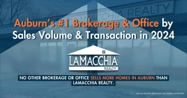 Lamacchia Realty Auburn Ranked #1 by Office and Firm 2024