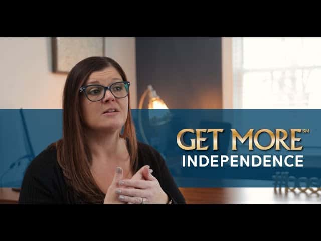 MA realtor with 'Get More independence' overlay