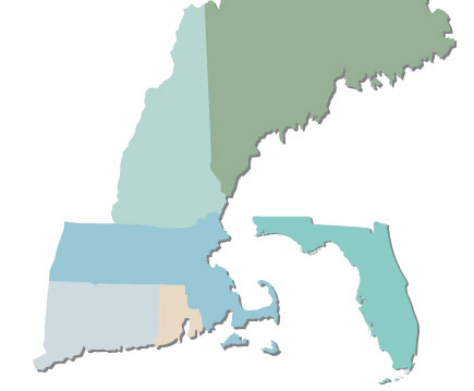 New England Map